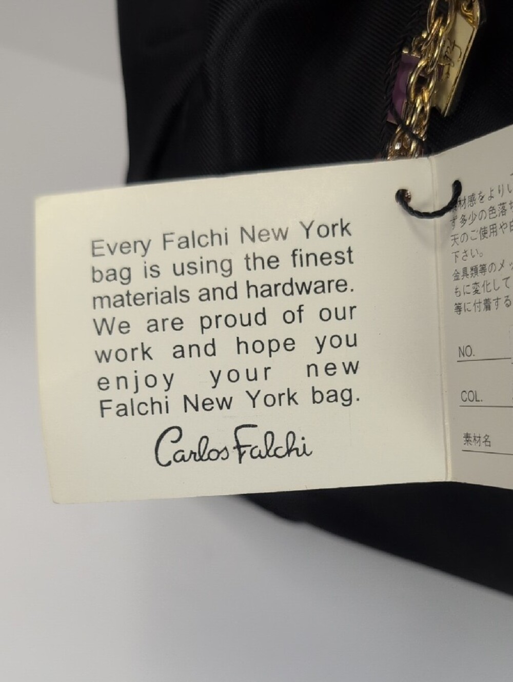 Felicci New York Nylon And Leather Tote Bag NWT - Picture 7 of 14